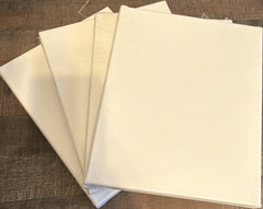 Set of 4 Rectangular 8×10 in Stretched Canvas Boards for Painting Art Supplies