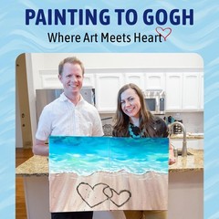– Shorely This is Love – Date Night Painting Kit for Couples – Canvases, Pain…
