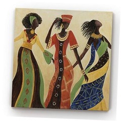 Women of Marrakesh II’ Gallery Wrapped 40L” x 40W” Women of Marrakesh Ii