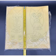 Vintage Paint By Number Kit Owls Foam Cameo 1979 Crafting Pattern Woodland Retro