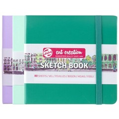 Sketch Book Hardback Ivory Colour 160 Pages 140gsm 12 X 12 CM – 80 Plain Sheets