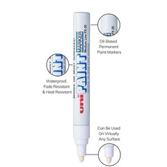PX-20 Oil-Based Paint Marker, Medium Point, White, 1-Count