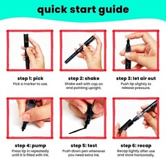 Acrylic Paint Markers for Rock Painting Stone Ceramic Glass Wood Canvas – Set