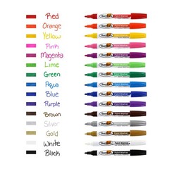 Thornton’s Art Supply Oil-Based Paint Marker, Medium Point, Orange Ink