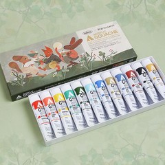 Holbein Acrylic Gouache Rebecca Green’s 12 Color Set Collection