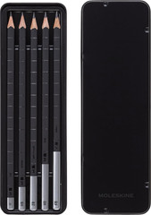 Drawing Pencil Set, Graphite, 5 Pieces