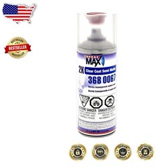 Durable 2K Satin Clear Coat Aerosol 11.4oz – Automotive Grade, Gloss Finish