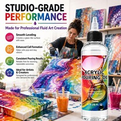 Silicone Pouring Oil Pure Silicone Oil for Creating Cell in Acrylic Paint Resin