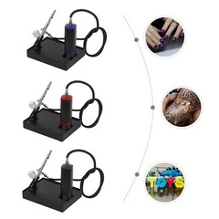 Black+ Blue/ Black/ Black+ Red 10W Airbrush Kit with Compressor Portable