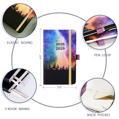 2026-2029 Pocket Planner/Calendar – 3 Year Monthly Planner 2026-2029 from July