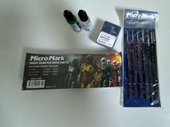 Micro-Mark Primary Colors Acrylic Paint starter set