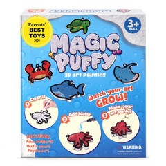 Magic Aqua Puffy, 3D Art Craft Kits Paint by Number Crafts Kits for Kids, Mes…
