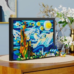 1731pcs 3D Oil Painting Building Blocks, Famous Art DIY Photo Frame for Home