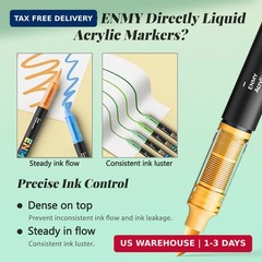80 Colors Acrylic Paint Markers, Direct Liquid Acrylic Paint Marker Pen, Fabric