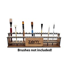 PD1 Artist, Nail, Cosmetic Brush Premium Display Wood Case 111 Slots USA