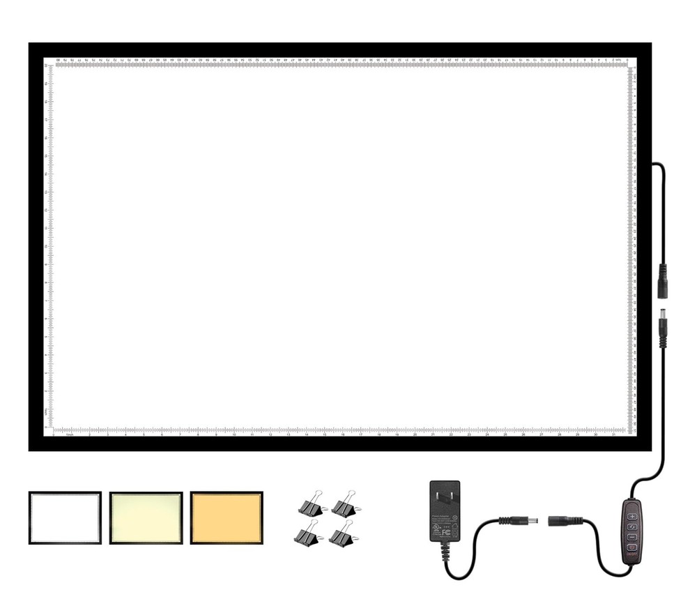 WELZK 7000 Lux A1 Light Pad for Diamond Painting, 2.9ft x 1.9ft Extra Large 3…