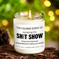 Younift Sarcastic Candles, Going 2.75 inches (W) x 3.5 (H), White