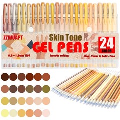 ZZWUAPT Skin Tone Gel Pens,72 Color Pens 1 Count (Pack of 1),