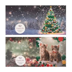 CraftBuddyUS CCK-XMAS SET: 18x18cm “The Magic Of Christmas” Set of 8 Cards