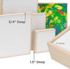Da Vinci Pro Liquid Art 3/4″” Deep, 12X12″” Panel