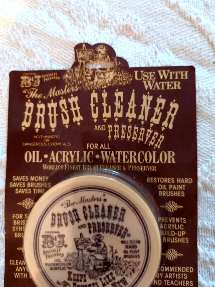 Masters Brush Cleaner & Preserver – B&J – 2.5oz – Sealed Oil Acrylic Watercolors