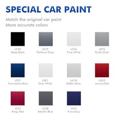 LC9A Pure White Touch Up Paint Compatible with Volkswagen, DIY Pure White LC9A