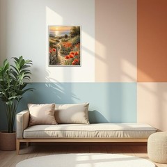 2 Pack Paint by Numbers Kit for Adults – Landscape Flowers Sunset Paint by Nu…