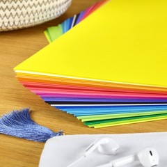 Neenah Paper Astrobrights 8.5 x 11 inches, Yellow,Orange,Blue,Green,White