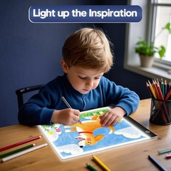 Guiseapue A4 Diamond Art Light Board, Ultra-Thin Light Pad for Painting, Light