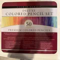 NEW Studio Series Deluxe Colored Pencil Set of 50 Premium Pencils ARTIST QUALITY