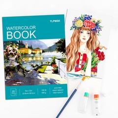 Pad for Practicing,Sketchbook,9″x12″,Pad for Paint,Pencil,Ink,Pastel and Acry…