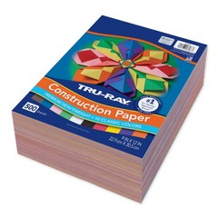 (P6588-4) Heavyweight Construction Paper Bulk Assortment, 10 Assorted Colors,…