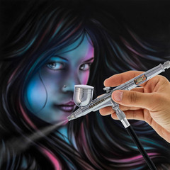 G233 Performance Pro Airbrush Kit with 3 Nozzle Sets (0.2, 0.3 & 0.5Mm Needles,
