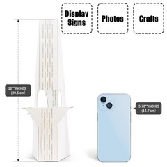 Lineco 25 Pack Adhesive Easel Back Stand Photo Frame Sign Display Craft Supply