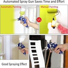Versatile HVLP Spray Gun with Adjustable Pressure – Ideal for Home & Automotive