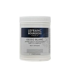 Lefranc & Bourgeois Gesso, White, Universalgrundierung Acrylic Painting, Read…