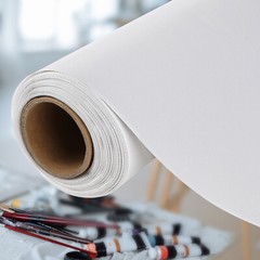 100’x36″ 290gsm Premium Polyester Canvas Roll Waterproof Matte for Inkjet Print