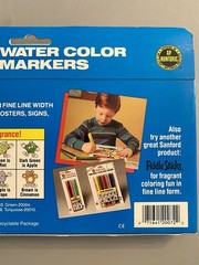 Sanford Mr. Sketch Scented Water Color Markers Set of 12 Nontoxic 1995 Sealed