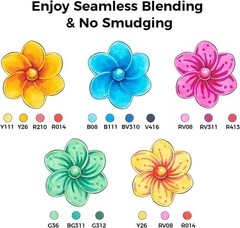 Brush Markers – 216-color Double Tipped Alcohol-based Art Marker Set for Arti…