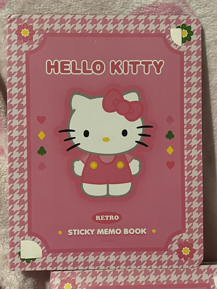 Sanrio Hello Kitty 11 Differnt Sticky Post It Notes Unique Set Paper School New