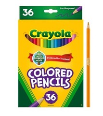 Crayola 68-4036 Presharpened Colored Pencils Set – Multicoloured, 36 Pieces