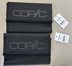 COPIC Marker Wallet Storage Case Holds 24 Black – NWT LOT OF 2