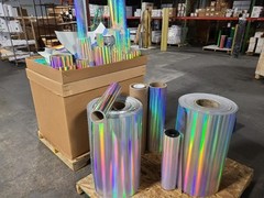 Rainbow Holographic Self-Adhesive Decal Sticker Vinyl 15″ inch by 50′ feet