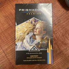 Prismacolor Premier Verithin Colored Pencils, 36-Count,Assorted NEW! #02428