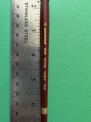 L5005-Langnickel Royal Sable Short Handle Short Round Paint Brush- Size 12