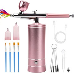 Cordless Airbrush Kit Portable Makeup Spray Gun Compressor Nail Art Cake Tattoo