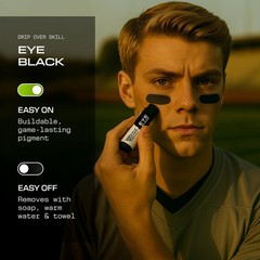 Eye Black by DRIP Over Skill, Made with Natural Ingredients, 1 Stick,