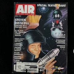 AIR Brush Action Magazine April 1995 Steven Driscoll Special Textile Issue