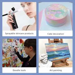 Versatile Airbrush Kit with Cleaning Tools – Ideal for Art, Makeup & Nail Design