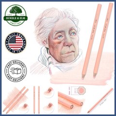 Durable Watercolor Pencils for Portrait Sketching and Artistic Illustration